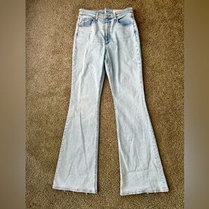 Rag & bone high rise Casey jeans waist 30 .light wash,flared new without tags